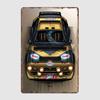 Classic Car Lancia Delta S4 Grifone Group B Retro Poster Metal Sign Garage Room Wall Decoration Custom Tin Vintage Home Decor