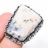 Dendrite Opal Gemstone 925 Sterling Silver Jewelry Ring Size 8 N6c63