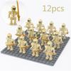 Ninja Skeleton Medieval Castle Knight Skeletons Building Blocks Strong Orcs Figures Collection Toys for Kids Gifts