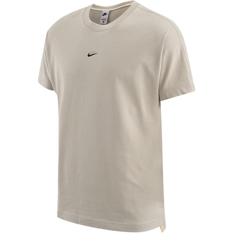 Nike Пуловер с круглым вырезом NSW Style Essentials, повседневная футболка с короткими рукавами, мужские топы Light-Bone DR8899-072