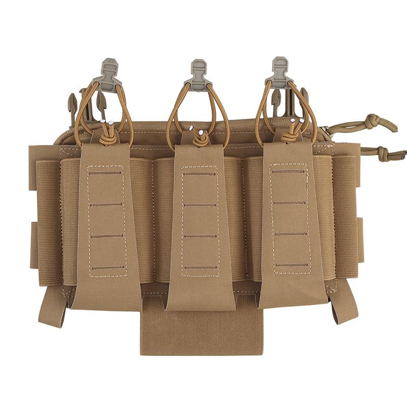 Tactical EPV2 Flexible 556 Tag Rifle Magazine Pouch All-in-One Rear Document Stacker QASM Buckle Clip Tourniquet Holder ARC