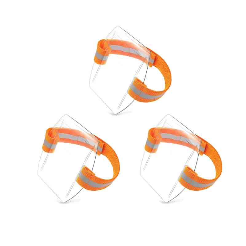 Универсальный держатель для ID-карты Пластиковый держатель для карт из ПВХ Водонепроницаемый Отражающий Прозрачный бейдж-держатель Эластичная повязка на руку Для плавания и спорта