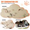 VEVOR Wall Mounted Cat Shelves, Cat Wall Shelves and Perches with Jumping Boards, Cat Beds, Hammocks & Cat Tree