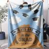 Graduation season Throw Soft Flannel AC Blanket Lightweight Summer Nap Throw Cozy  Blanket for Sofa Bed Travel Home