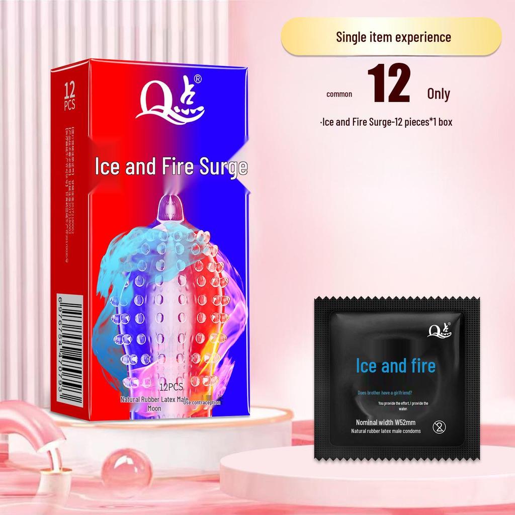 Q-Point Ultra-Thin 001 Long-Lasting Pleasure Delay Condoms with Hyaluronic Acid