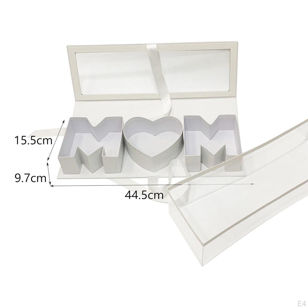 Пустая коробка для цветов в форме буквы Forever Soap Packaging DIY Gift Decoration