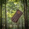 CAMPING MOON Bonfire Gloves, Handmade Cowhide Leather, Heat-Resistant and Cut-Resistant, Perfect for Camping and Solo Camping, Q28
