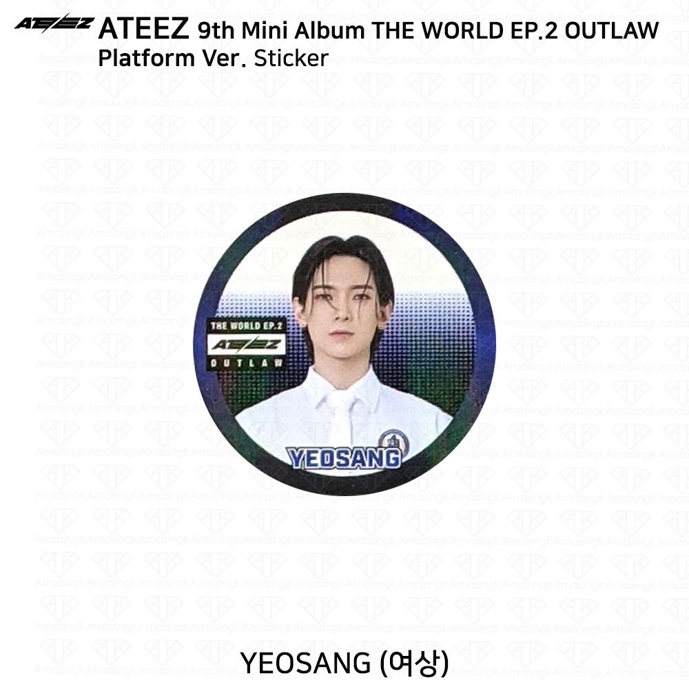 ATEEZ 9-й мини-альбом THE WORLD EP.2 OUTLAW Platform Ver QR Фотокарточка Изображение карты