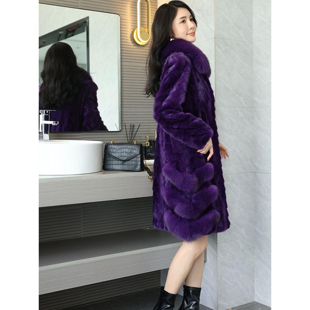 Женская шуба Стильная и высококлассная норковая шуба для женщин Настоящая норковая шуба Подарок маме и жене