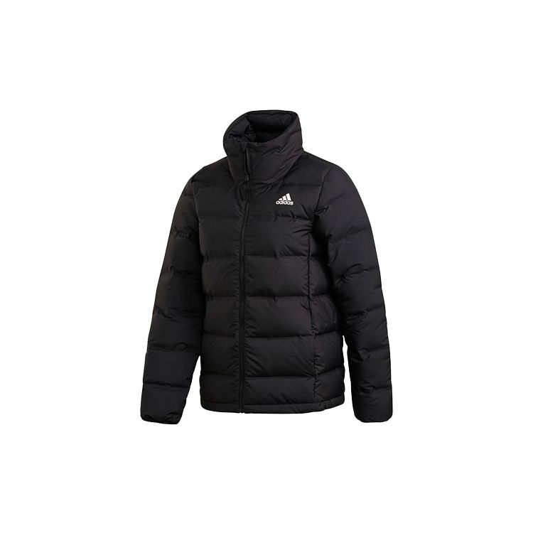 adidas Women's Black Stand Collar Down Jacket DZ1505