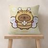 Anime CCapybara Cartoon Cute  Personalized Pillow Cover Kids Bedroom Wild Party Decor Pillowcase kid Birthday shower Gift