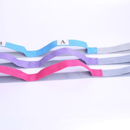 Ремень для йоги с многопетлевым износостойким неэластичным эластичным ремнем для физиотерапии.