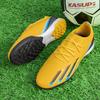 Seamless Football Shoes Men's Shoes Flying Knitting Outdoor Sports Artificial Grass Training Football Shoes New Futsal