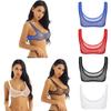 Women's Fishnet See Through Bra Top Unlined Bralette Sleeveless Tank Crop Tops Lingerie