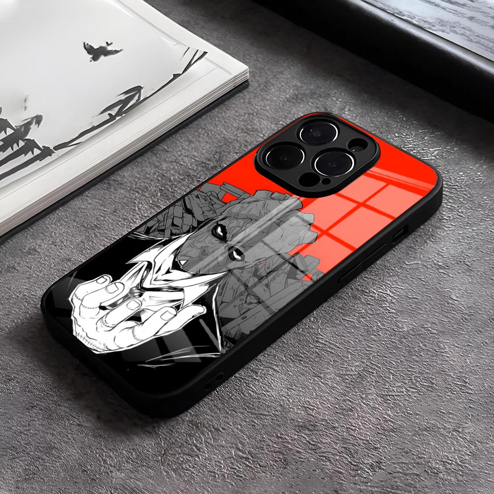 Чехол для телефона аниме D-Dorohedoro для iPhone 17 15 Pro Max 12 16 14 Plus 11 13 Pro X XR XS 7 8 Plus SE Стеклянная крышка