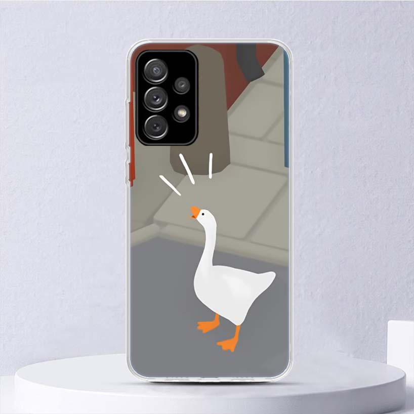 Мягкий чехол с изображением милого гуся и игры для Samsung Galaxy A51 A71 A50 A70 A21S, чехол для телефона A30 A20E A10 A31 A41 A6 A7 A8 A9 Shell Coq