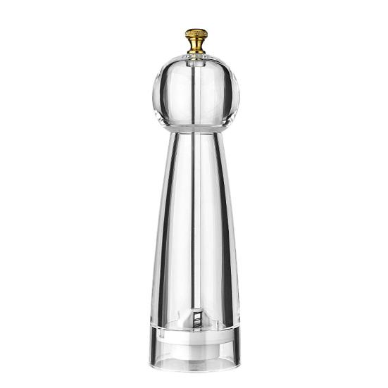 Pepper Grinder Transparent Thickness Adjustable 6/8 Inches Handheld Manual Spice Masher Salt Shaker Kitchen Gadget