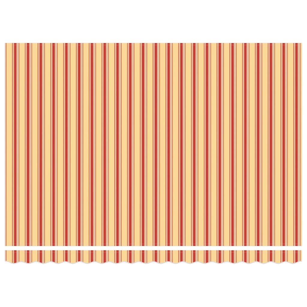 Retractable Awning Yellow and Orange 450 x 350 cm