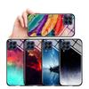 Для Samsung A15 A35 A55 A73 S24 Xiaomi 13T 12T 11T Redmi Note 13 Pro 12 11 Pro 12S iPhone 16 модный чехол из закаленного стекла Aurora Galaxy Space Starry