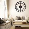 Clock for Home and Hall, Living Room, Bedroom, Office, Antique Big Size Modern Wall Watch for Home Decor ( 50 Cm), Black