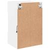 TV Wall Cabinet with LED Lights White 40 x 30 x 60.5 cm