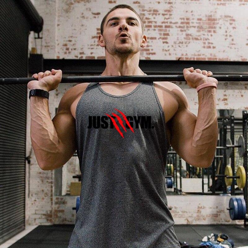 Muscleguys New Brand Bodybuilding Stringer Tank Top Men Just Gyms Claws Print Fitness Clothing Muscle Vest Male Undershirt
