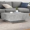 VidaXL Coffee Table Concrete Grey 80x80x31 Cm Engineered Wood 836584