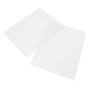 2PCS Embossing Mat Plates 3mm Thick Acrylic Backing Pad for Paper Leather Fabric Crafting Scrapbooking Card Making