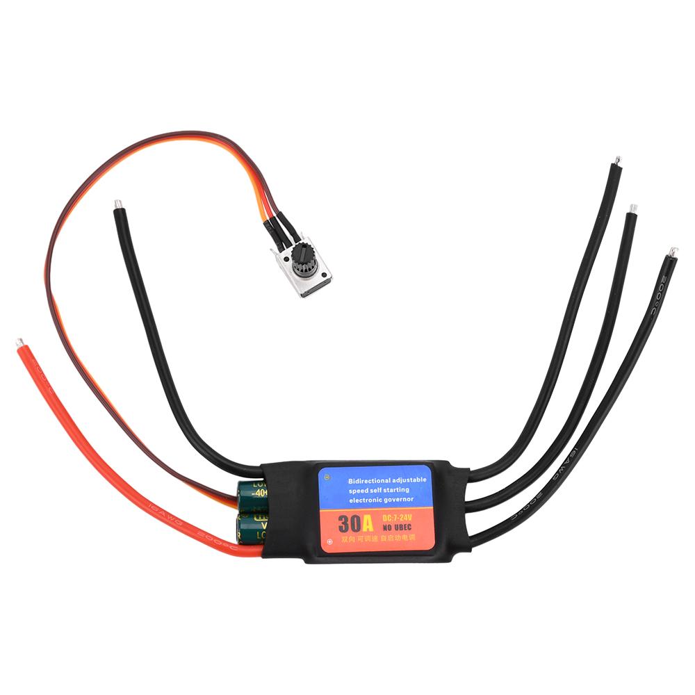 30A 60A DIY Violence Brushless ESC Brushless Motor Driver Governor Bidirectional Unidirectional Forward and Reverse Adjustable