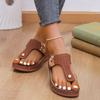 Women's Slippers, New Fashion Wedge Flip-flops for Spring/Summer , Beach Slippers, Women's Sandals