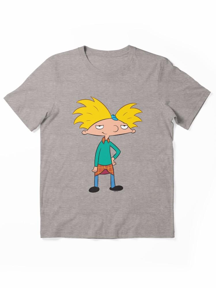 Hey Arnold! Hey Arnold! Iconic Cool Arnold Pose Big Chest Portrait Essential Unisex T-Shirt