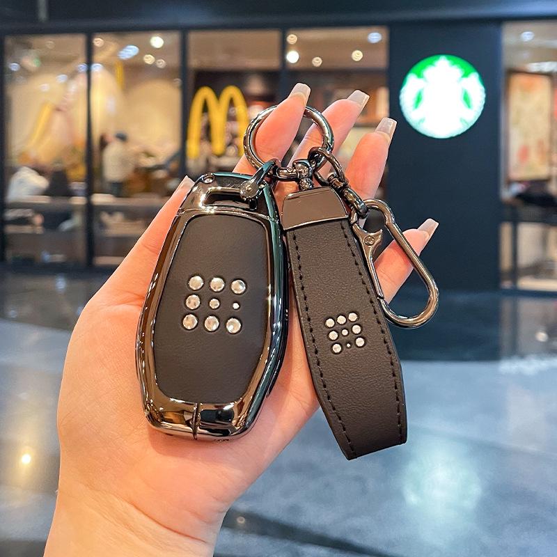 Синий Электрический Чехол для Ключа E5plus для Автомобильного Ключа Dongfeng Seres E5 Plug-in Hybrid DE-i