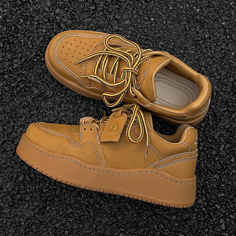 Радужные кеды на платформе для мужчин и женщин 2025 новинка дышащие туфли-булки на платформе увеличивающие рост обувь для пар спортивная повседневная обувь