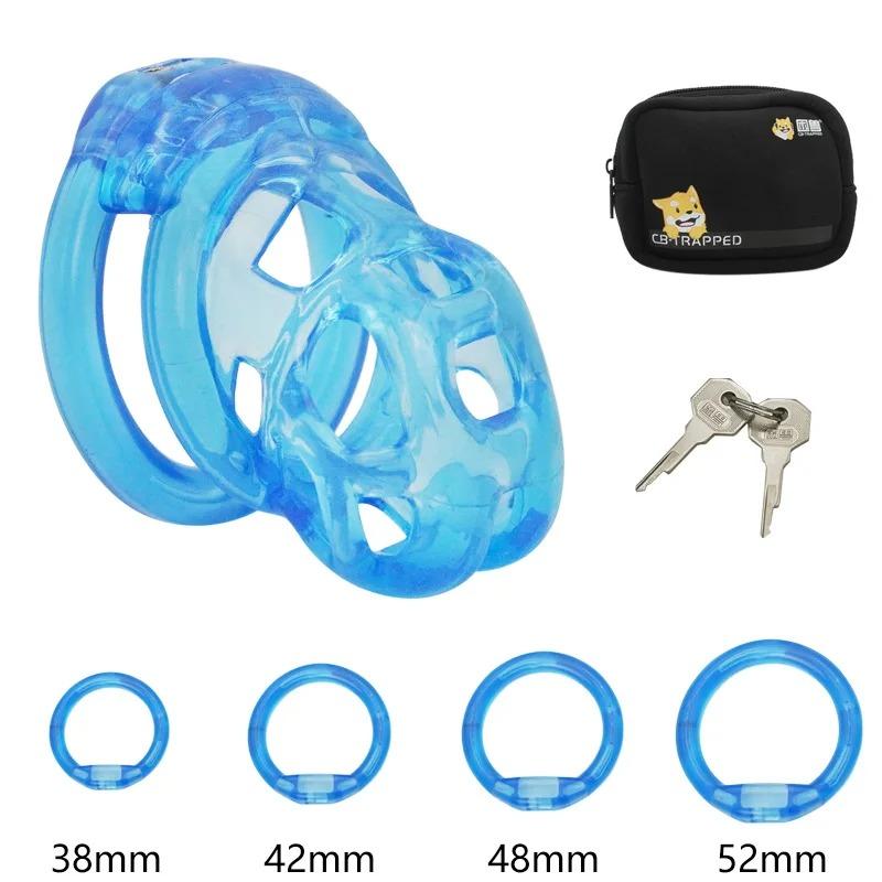 Soft Silicone Chastity Device Adjustable Cock Cage Lock for Men BDSM Discreet Fetish Training Adult Toy sextoy chastity cage