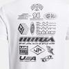 Under Armour UA Launch Crew Neck Printed Short Sleeve T Shirt Men Tops White 1383233-100