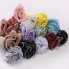 Chiffon Gold and Silver Wire Light Thin Women's Casual Pearl Edge Shawl Headscarf Hijab Scarves