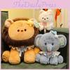 Elephant Dog Lion Plush Animal Toy With Durable Filling For Kids Gift Decor Room