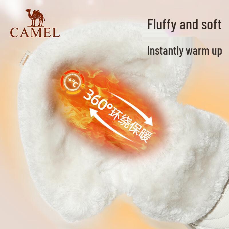 Camel Женские плюшевые зимние ботинки на толстой подошве K25C02Q6055