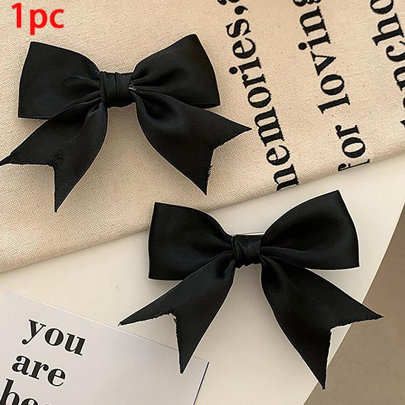 Элегантные атласные банты для волос заколки для девочек заколки кави милые аксессуары для волос