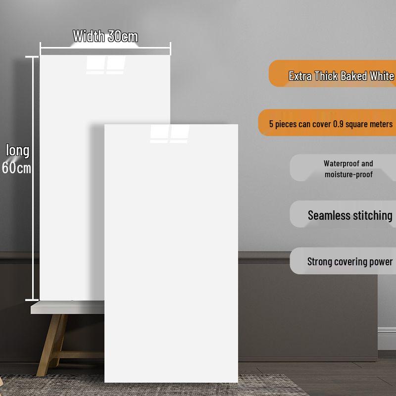 Скандинавский стиль Черно-белая плитка в клетку Самоклеящаяся наклейка на стену для декора магазина молочного чая и закусок.