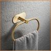 Stainless Steel Towel Holder Self-adhesive Bathroom Shelves Durable Bathroom Hook  Home