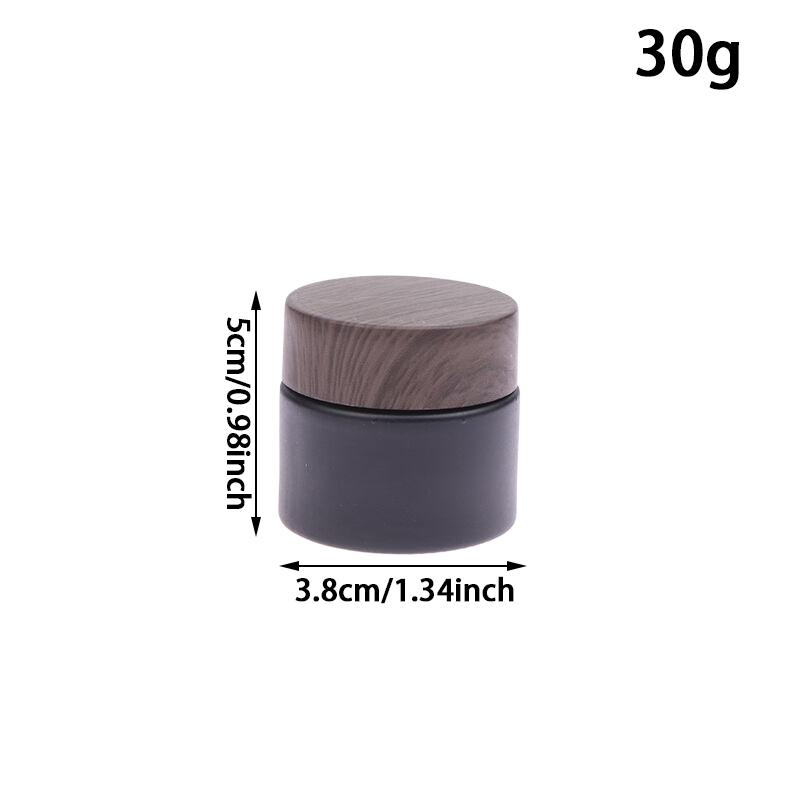 Пустые банки из матового стекла, банка для крема, косметический контейнер с крышкой, стеклянная бутылка 5-100 г, контейнер для макияжа, дорожные косметические банки