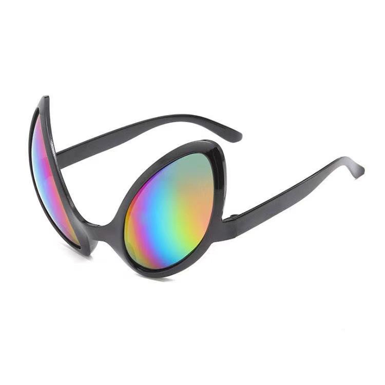 Смешная пародия на очки пришельцев Песчаная скульптура Вечеринка Хэллоуин Солнцезащитные очки Футуристические технологии Ветряные солнцезащитные очки