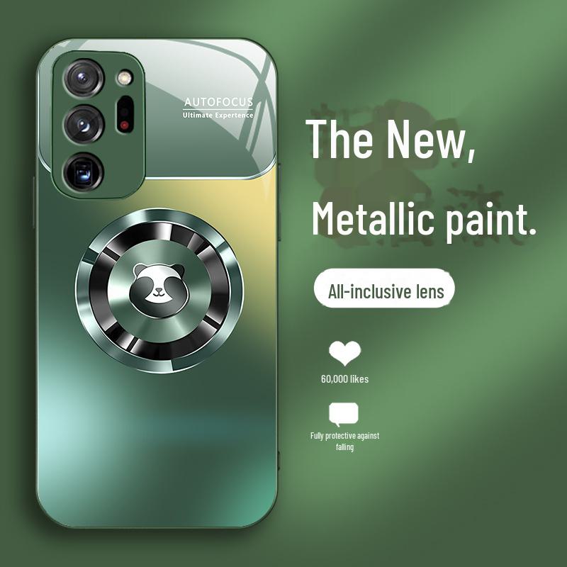 Samsung Galaxy серии A01/A02/A10/Note20Корпус из ультраметаллического стекла в градиентном цвете «панда».