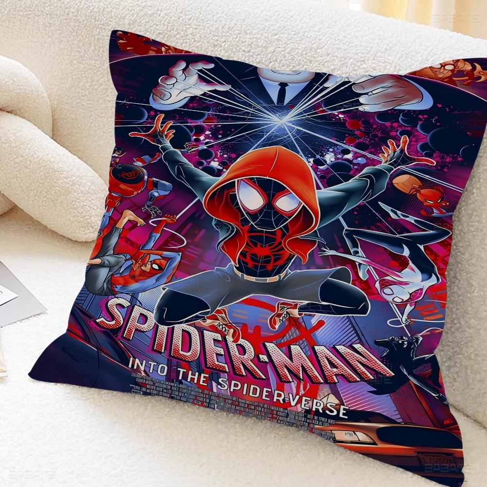 S-Spider-Man Superhero Classic Movie Pillow Cover Sofa Cushion Cover Home Room Decoration Children Gift