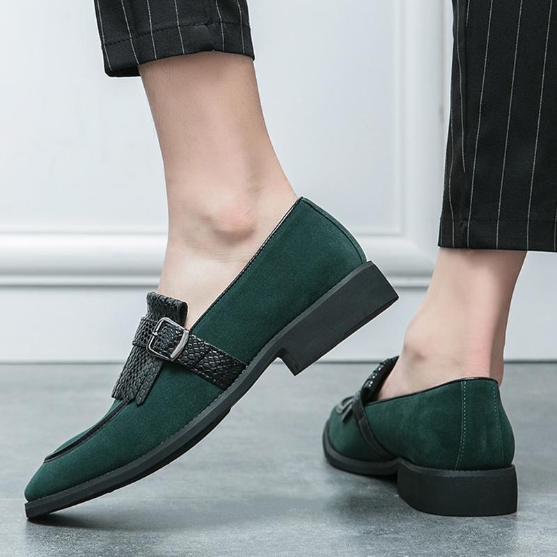 Британский тренд Новые туфли-монки с бахромой, пэчворком и смешанными цветами, лакированные, мужские, для свадьбы, повседневные, формальные