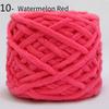 100g/bola chenille tricô fio macio linha  tira de gelo fio de algodão fio de lã diy para a mão tricô cachecol grosso