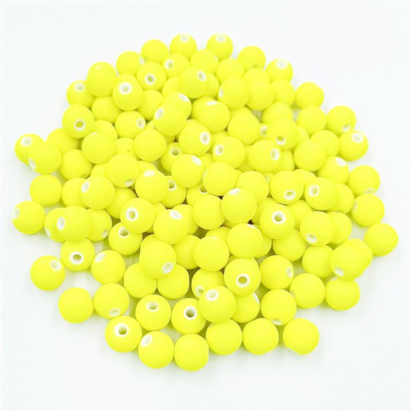 Творческие 20 шт DIY ручной работы бисер пластиковые твердые дисперсионные бусины шариковые бусины ярких цветов аксессуары для изготовления ювелирных изделий ожерелье браслет