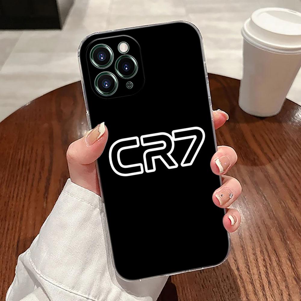 Прозрачный чехол C-R-7 Dark Football для Apple iPhone 17 16 15 14 13 12 11 Pro Max 16 Plus 16E 17Air 17Pro Чехол для телефона Силиконовый