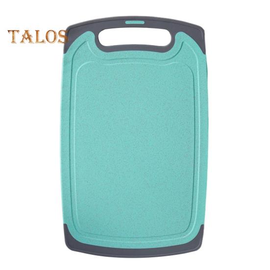 Двусторонняя разделочная доска для овощей и мяса с канавками Удобная ручка с нескользящим покрытием Необходимая кухонная вещь для гурманов и шеф-поваров